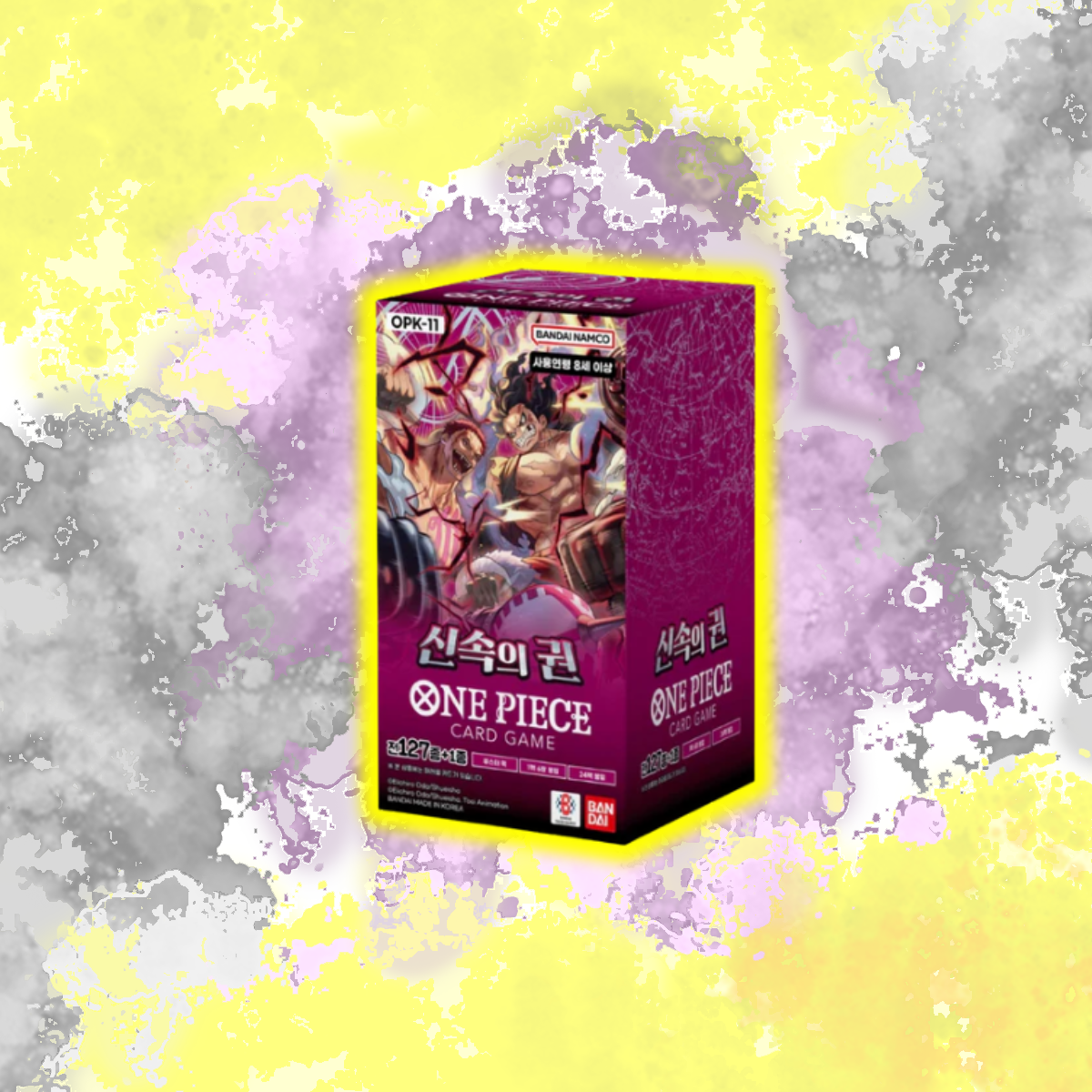 one piece msrp booster box Korean) One Piece OPK11 - Fist of Divine Speed