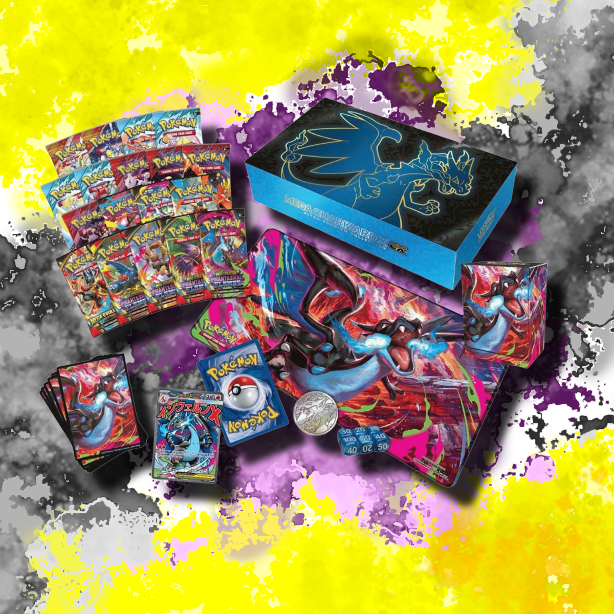 (English) Pokémon - Mega Charizard X Ex - Ultra Premium Collection