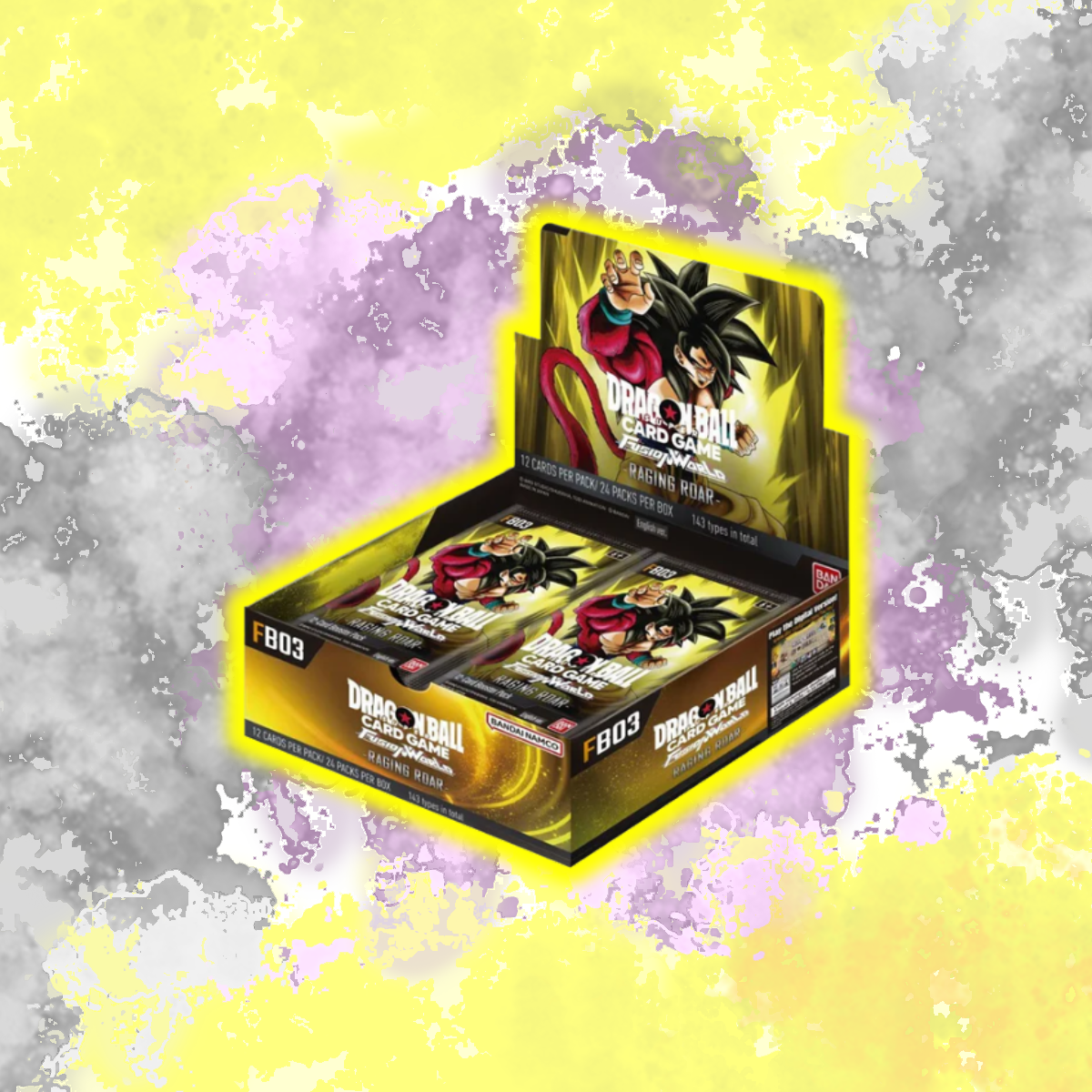 (English) Dragon Ball Fusion World - FB03 Raging Roar - Booster Box