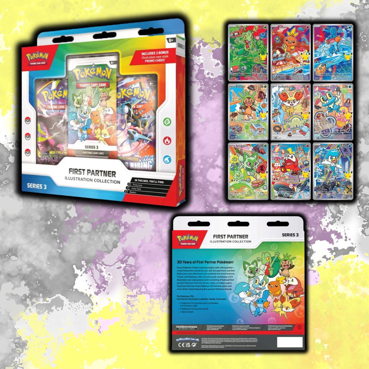 (English) Pokémon - First Partner Series 3