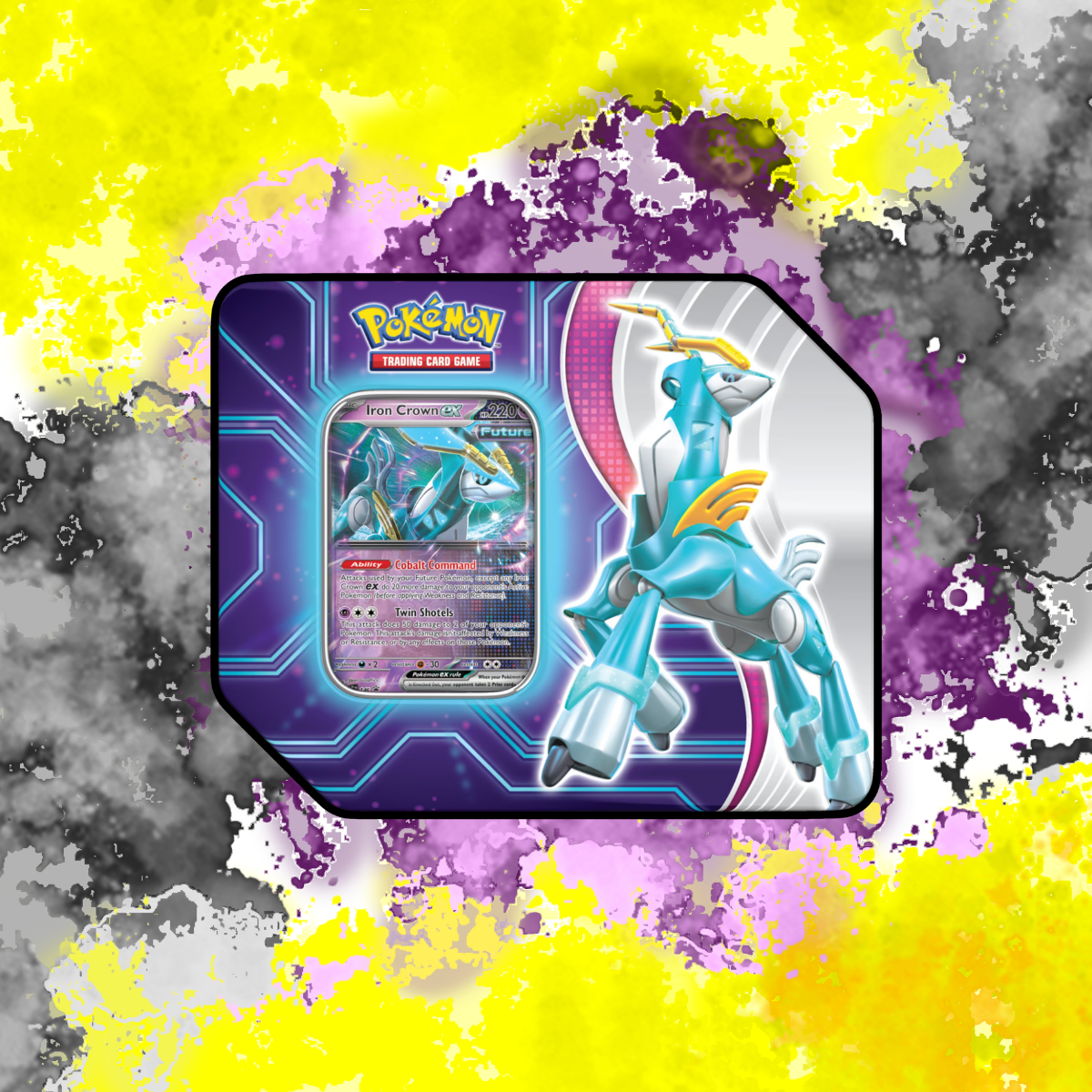 (English) Pokémon - 2025 Iron Crown ex Tin