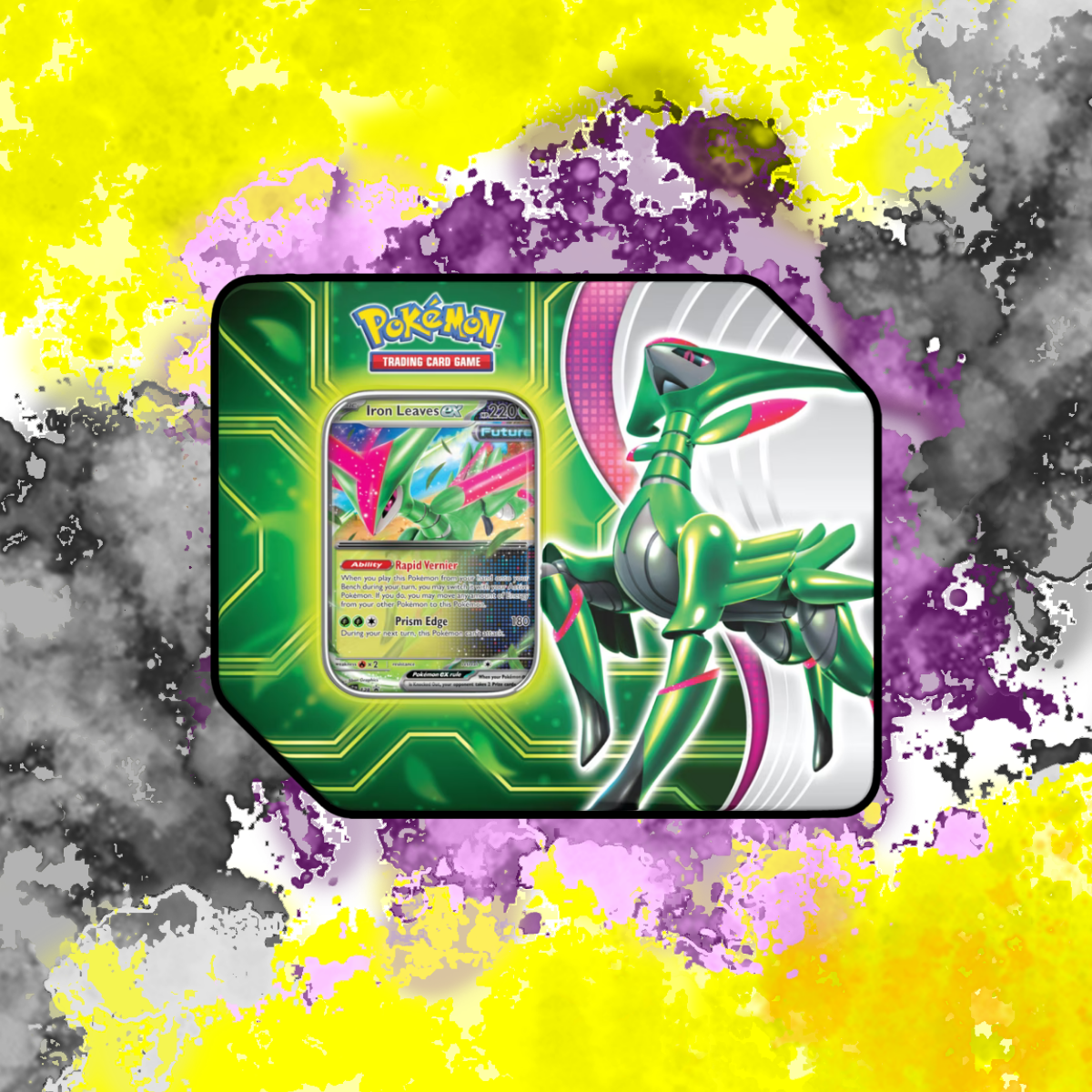 (English) Pokémon - 2025 Iron Leaves ex Tin