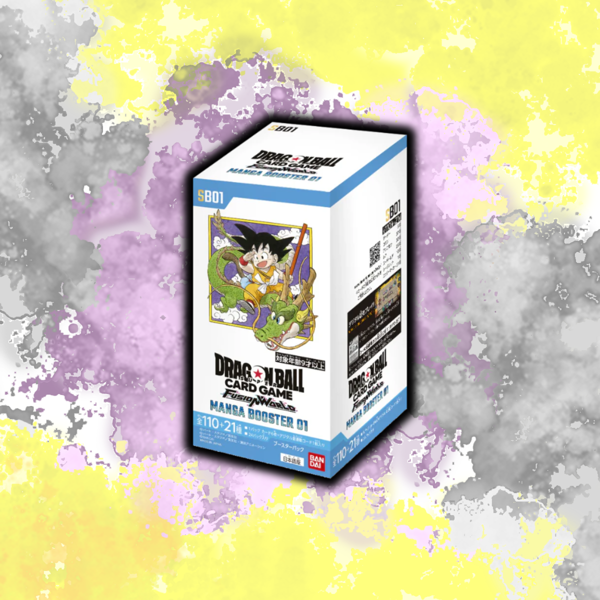 (Japanese) Dragon Ball Fusion World - SB01 Manga Booster 01 - Booster Box