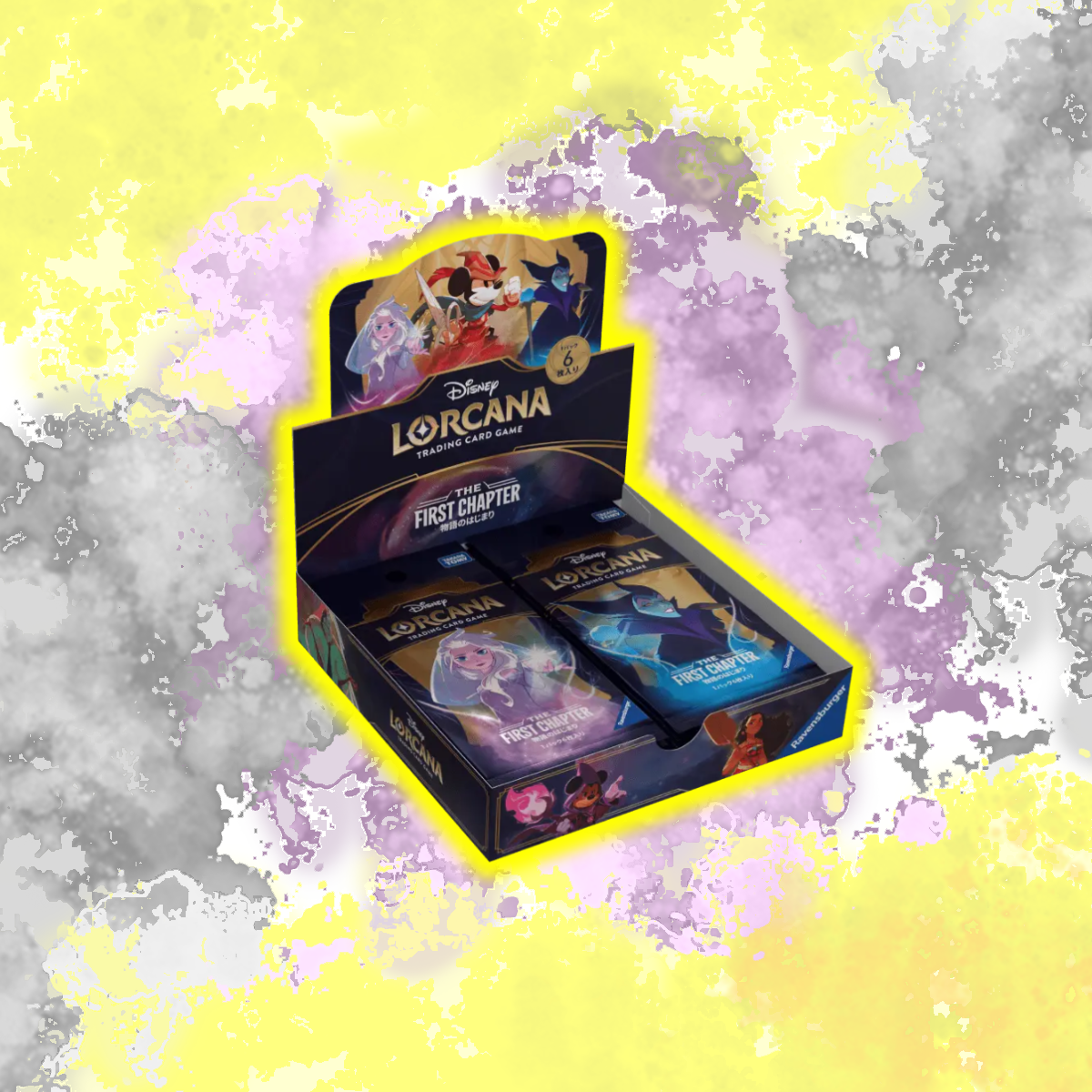 japanese lorcana booster box Acrylic Case you become an Illumineer with the magical ability to summon Disney characters into play Disney Lorcana TCG Reign of