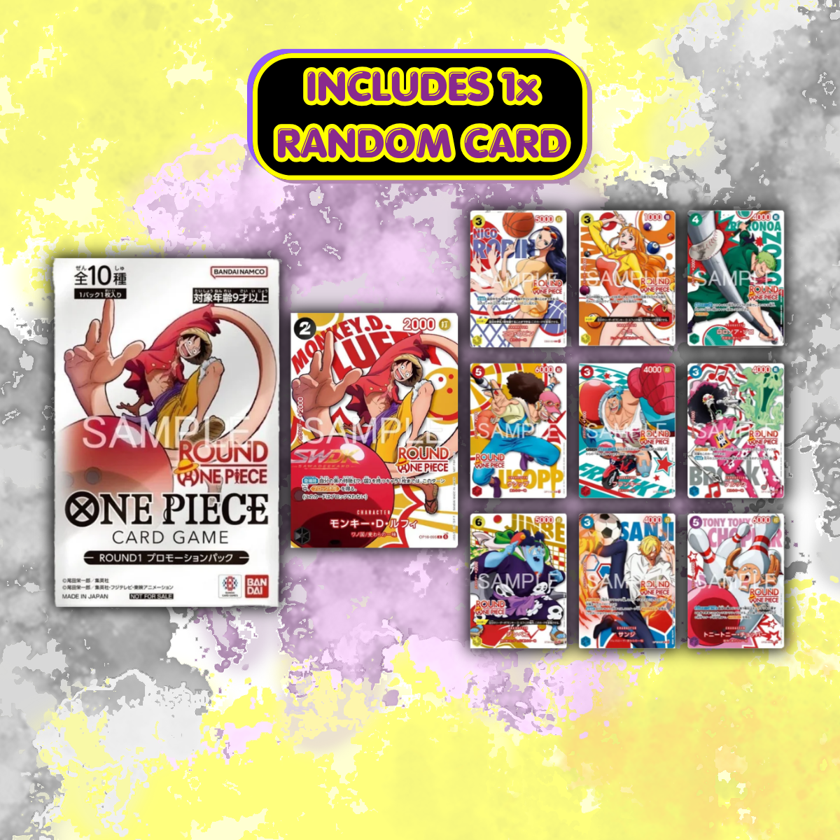 (Japanese) One Piece - Round One Promo Pack (1x Card)