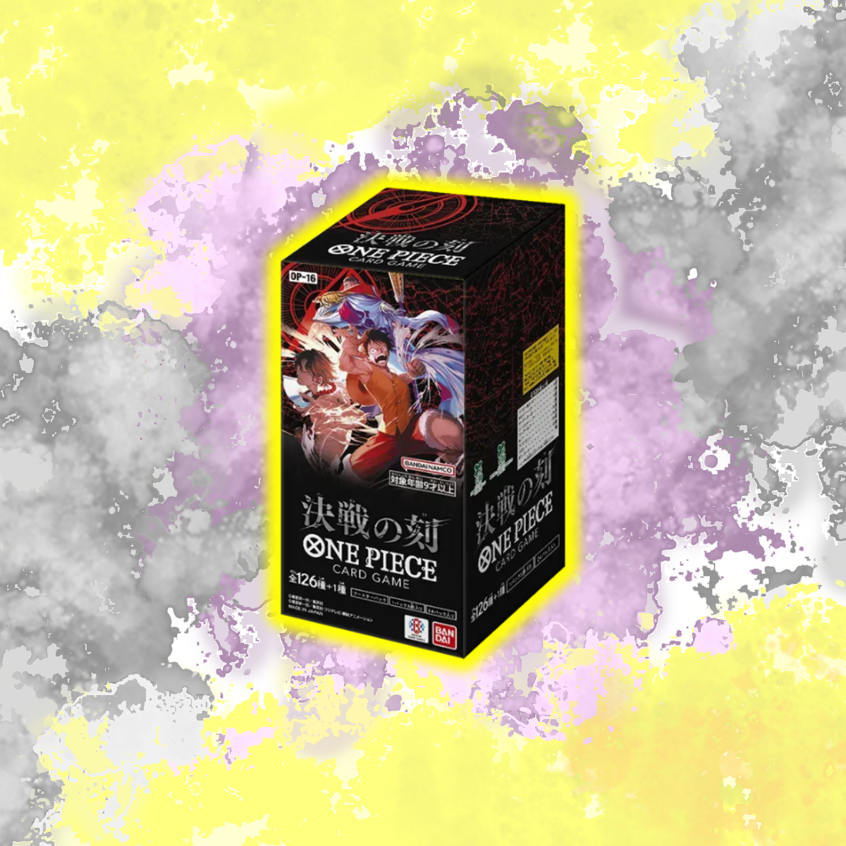 SHIPS JUNE 16TH (Japanese) One Piece OP16 - The Time of Battle - Booster Box